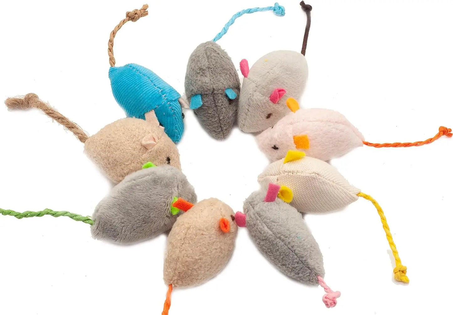 Rattle Cat Mouse Toys With Catnip For Indoor Cats Playtime