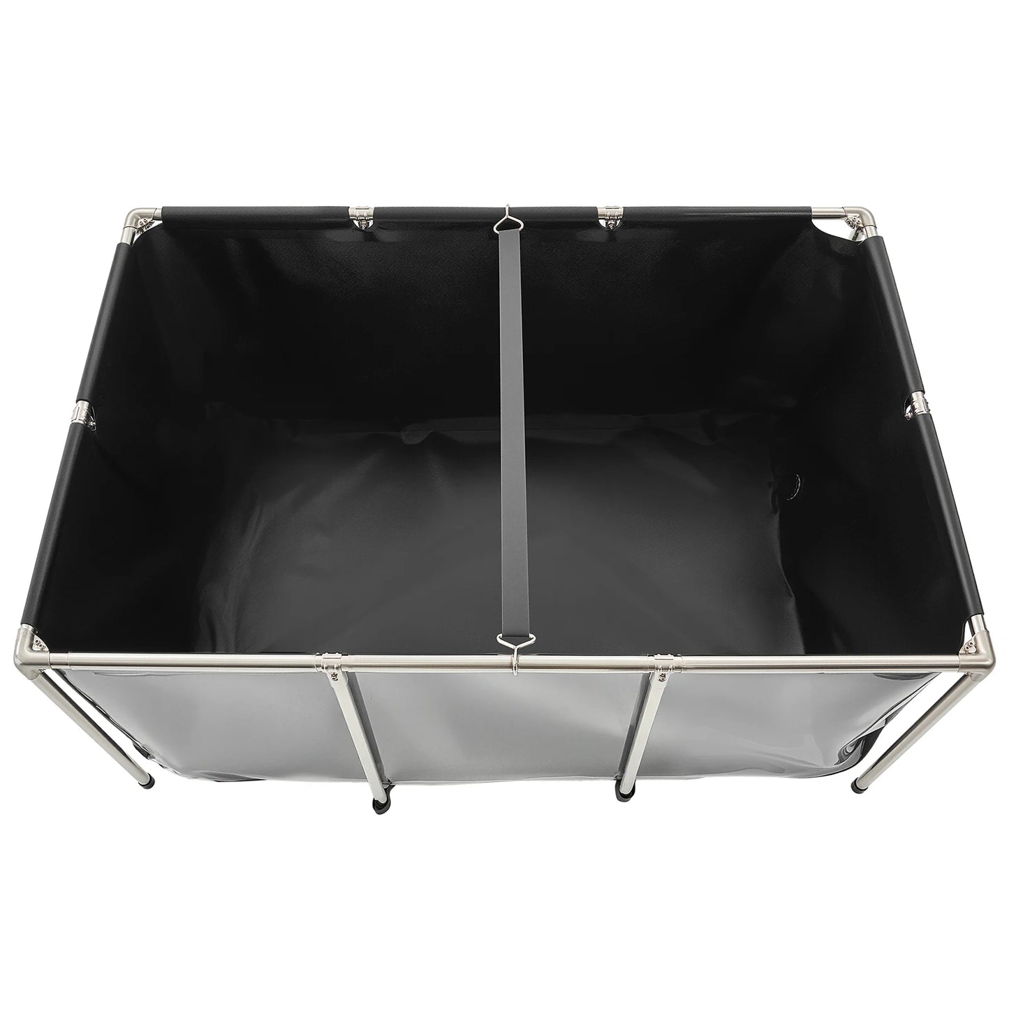 Canvas Fish Pond Above Ground PVC Koi Tank With Clear Viewing Panel