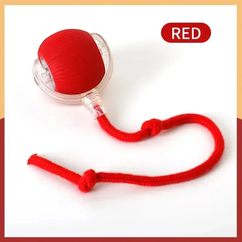 Interactive Silicone Smart Cat Ball Toy With Auto Obstacle Avoidance