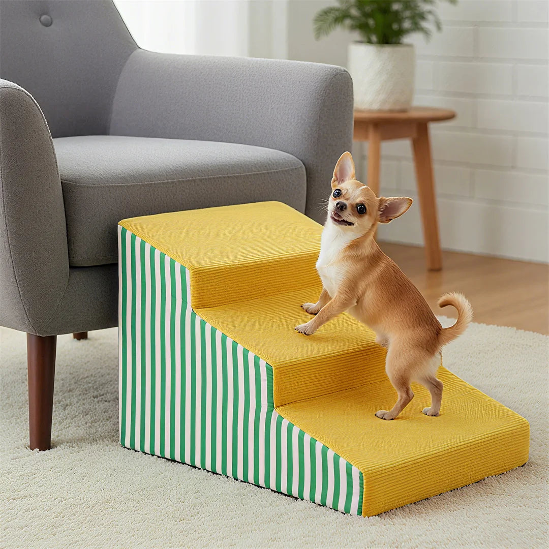 Bright Pet Stairs For Dogs High Density Foam Ramp NonSlip
