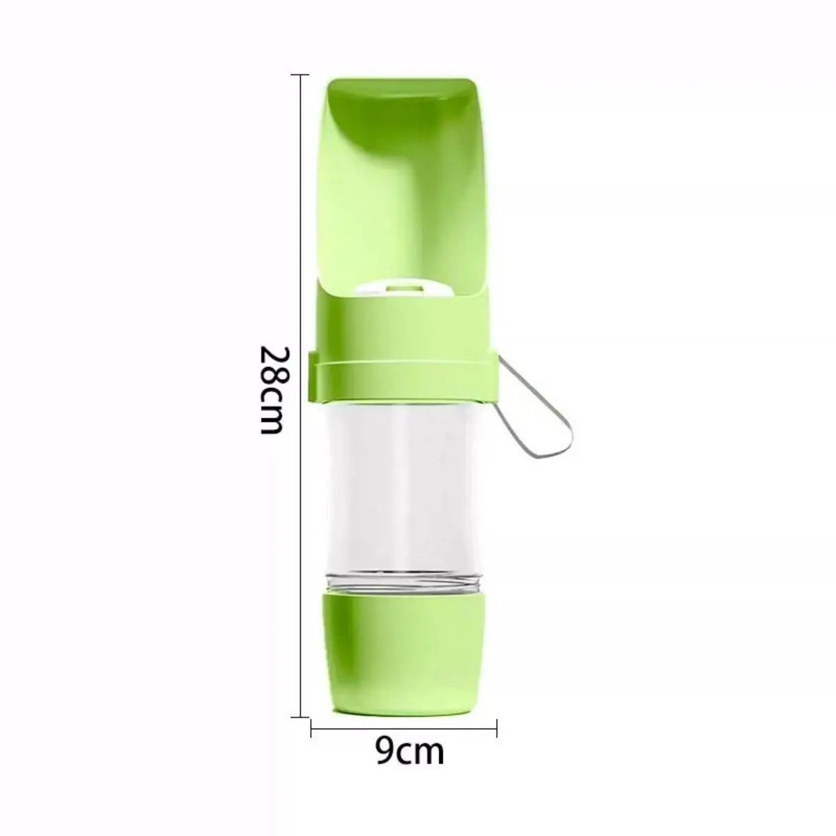 Portable Pet Water Bottle With Food Storage For Pets