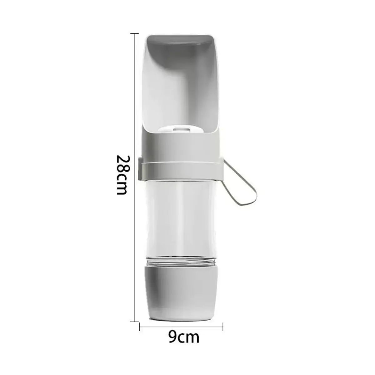 Portable Pet Water Bottle With Food Storage For Pets