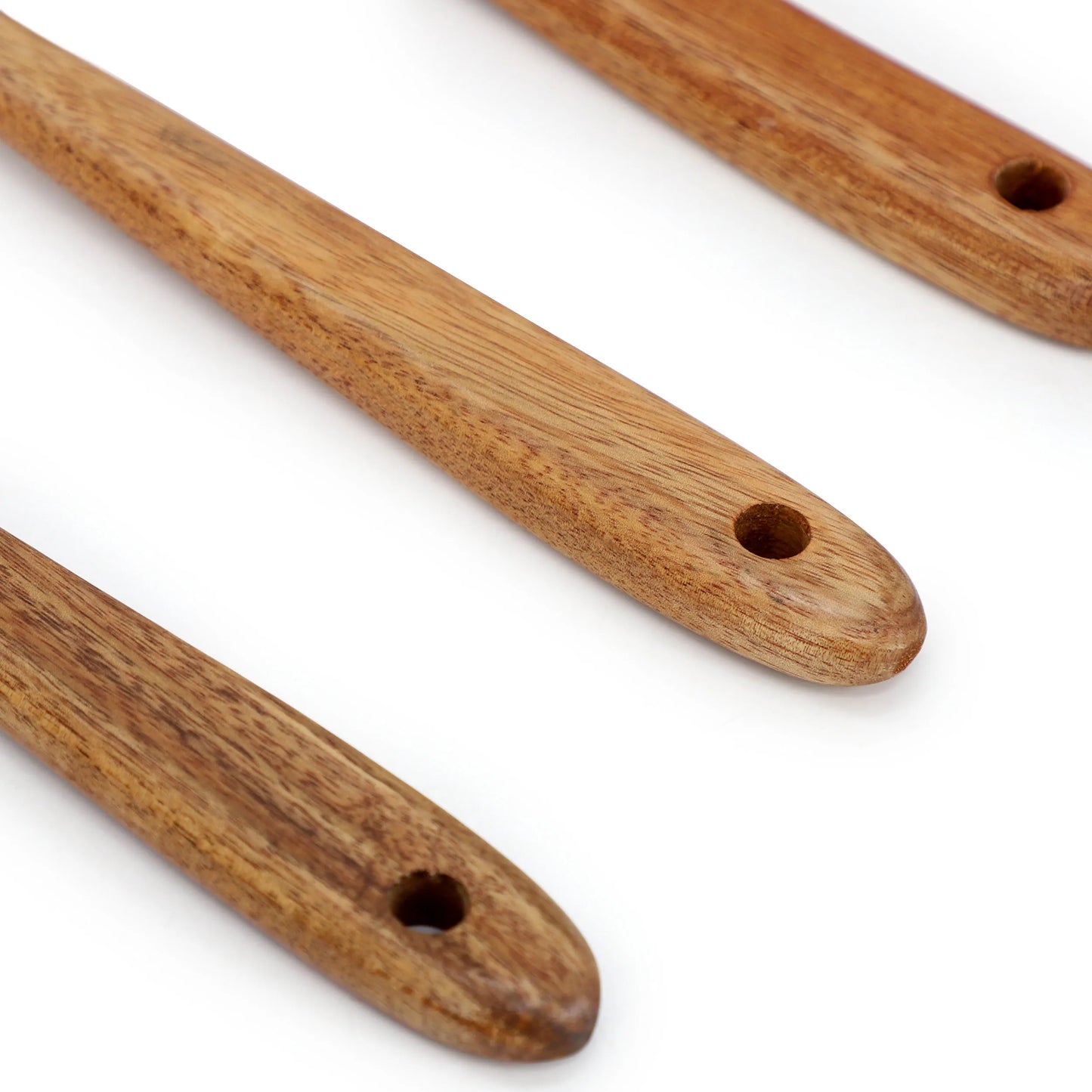 Acacia Wood Kitchen Utensil Set Six Piece Durable Natural Tools