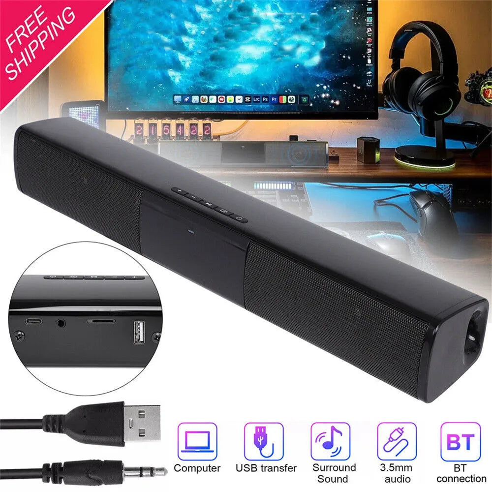 CURUK Home Theater Bluetooth Speaker System for TV and PC