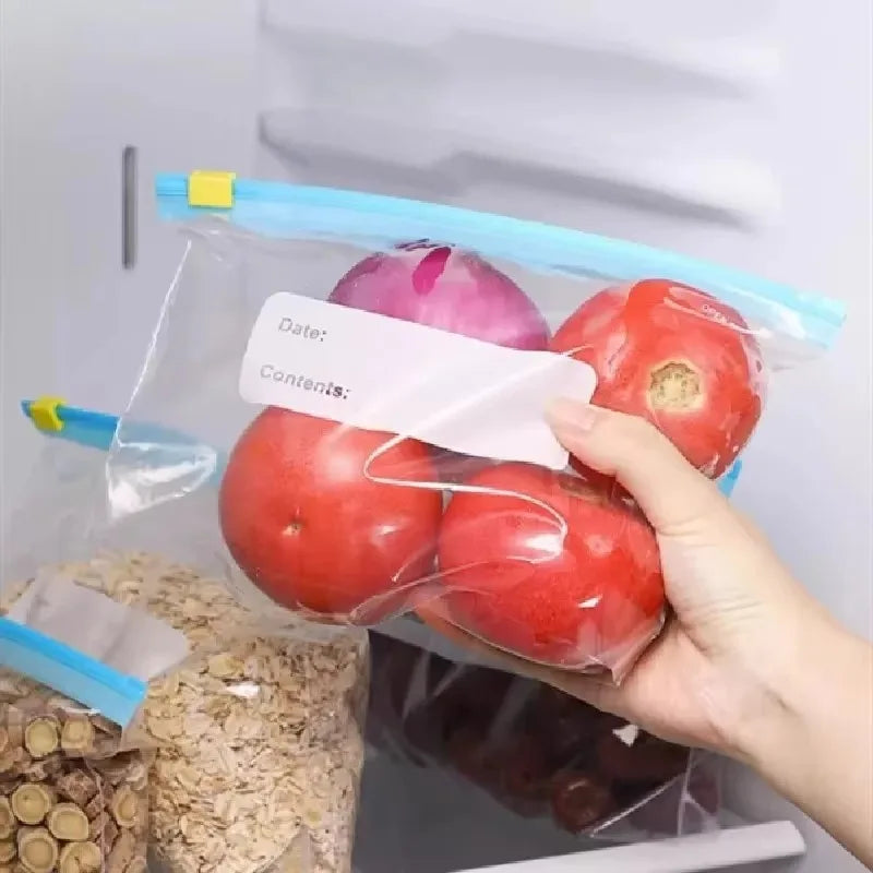 Reusable Zipper Bags Stand Up Freezer Storage Pouches Leakproof