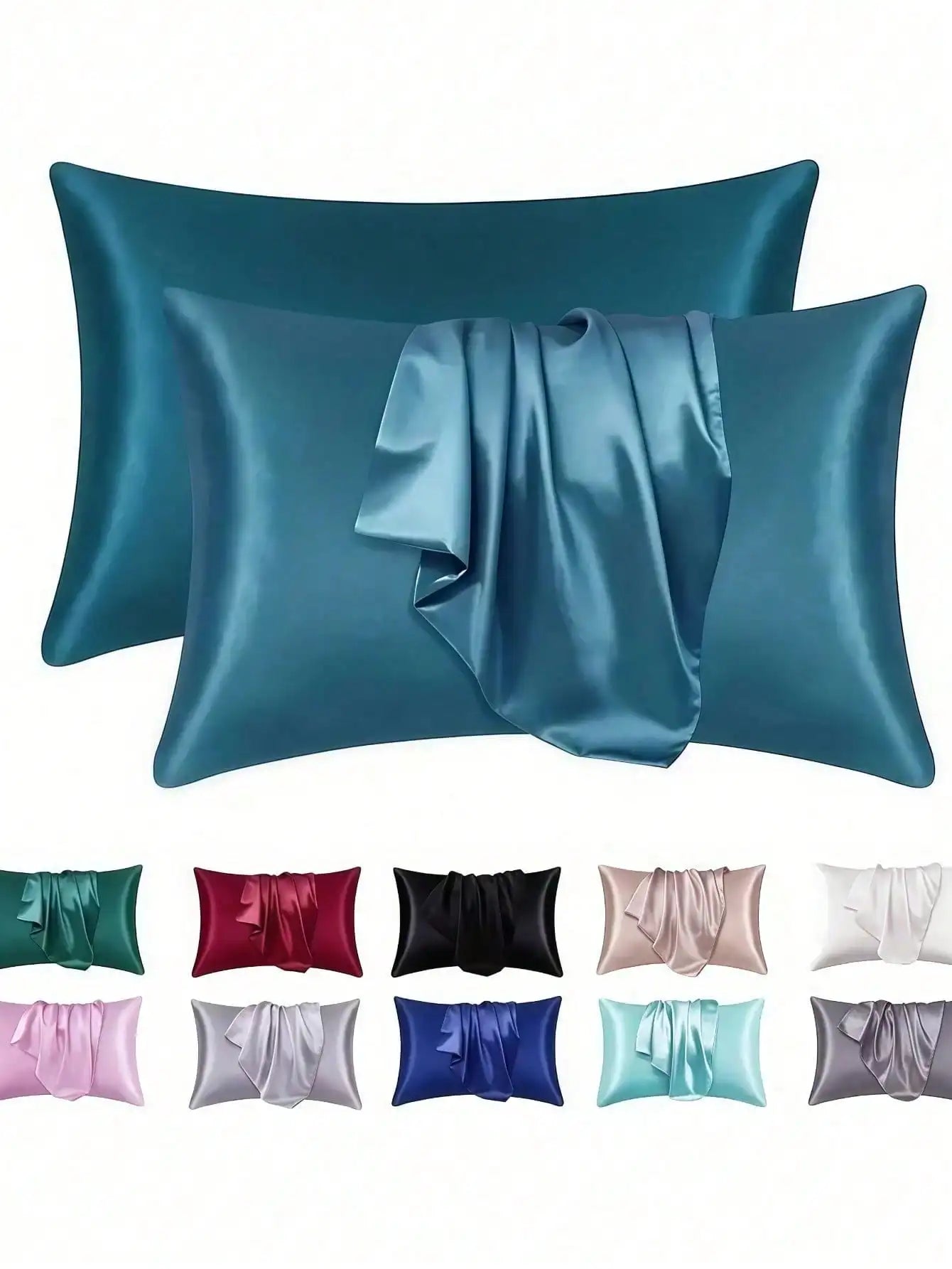 Luxurious Silky Soft Pillowcase With Envelope Closure