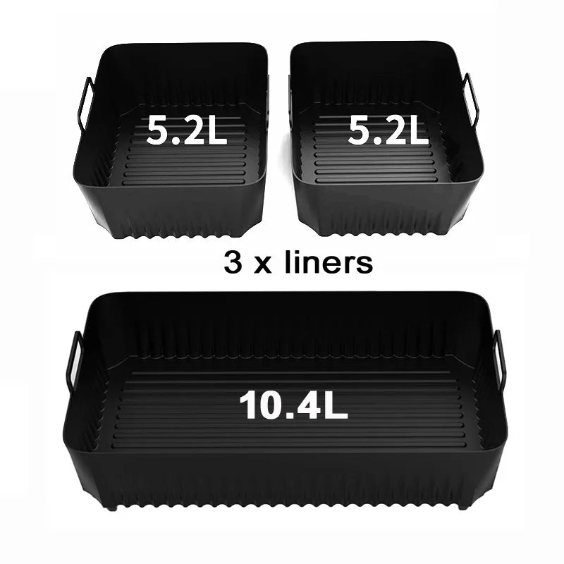 Air Fryer Silicone Liners for DZ071 AF500UK Baskets