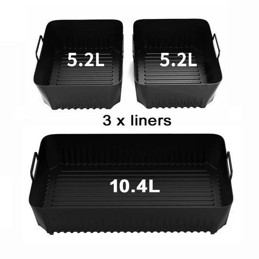 Air Fryer Silicone Liners for DZ071 AF500UK Baskets