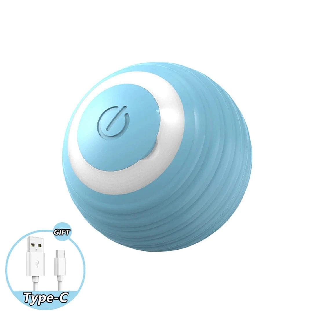 Interactive Cat Ball Toy USB Rechargeable Teaser Automatic For Kitty