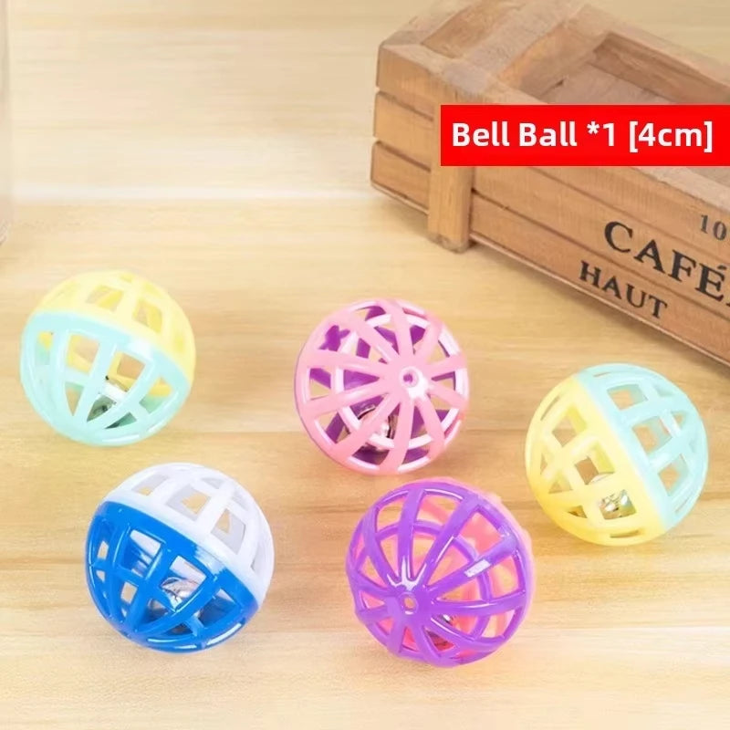 Cat Puzzle Toy Felt Box With Ball For Indoor Cats Entertainment
