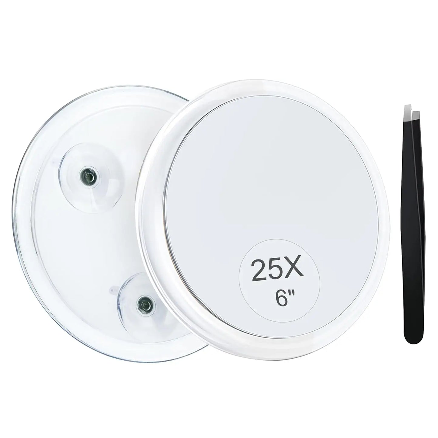 30X Magnifying Mirror With Suction Cup For Easy Mounting