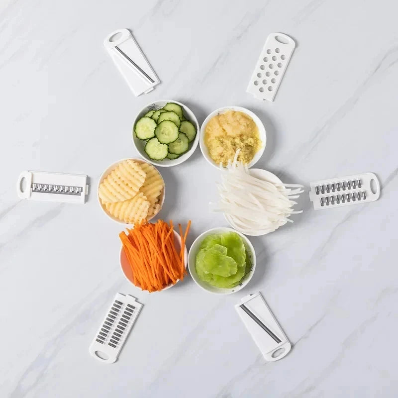 Buyyes 9 In 1 Vegetable Cutter Multi Purpose Grater Slicer