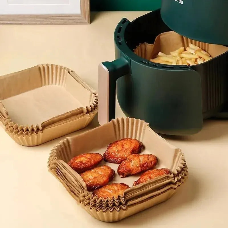Eco Friendly Air Fryer Disposable Paper Liners Non Stick Kitchen