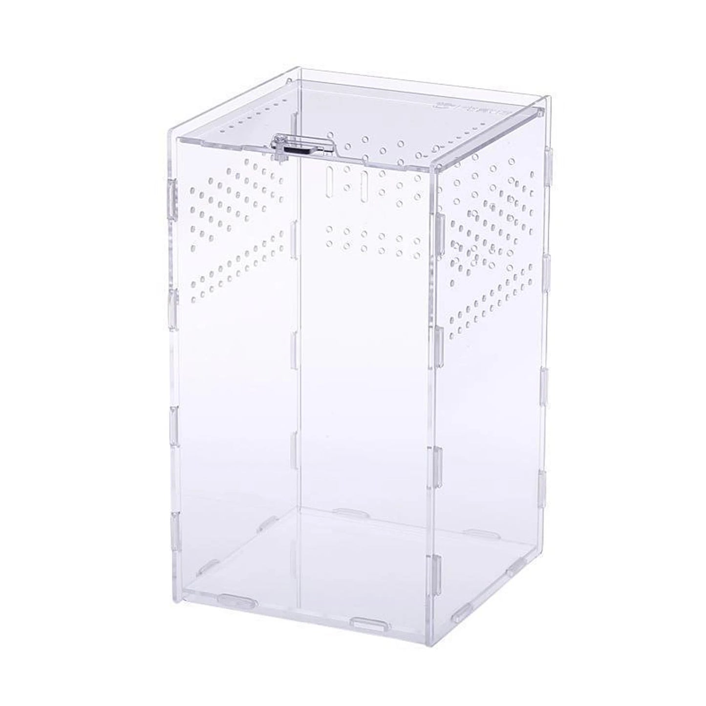 Acrylic Reptile Breeding Box Transparent Terrarium Enclosure