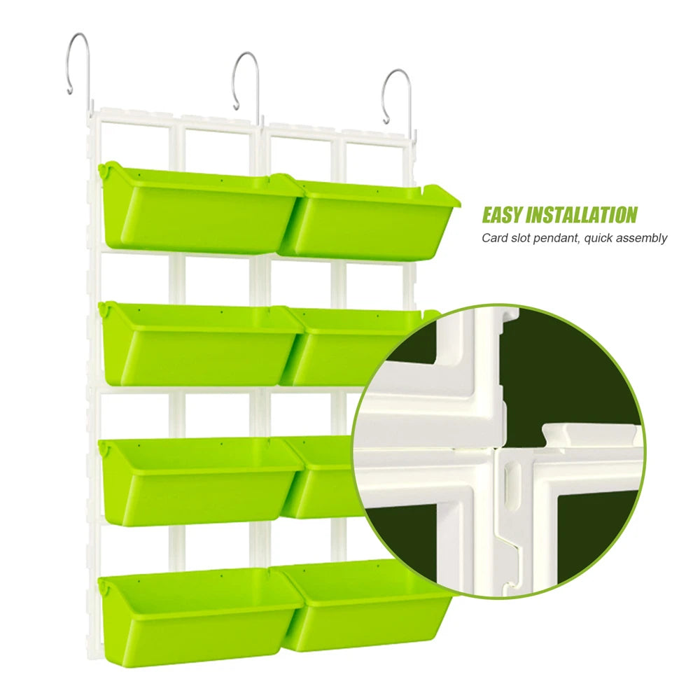 Four Tier Wall Mounted Garden Planter Vertical Raised Bed