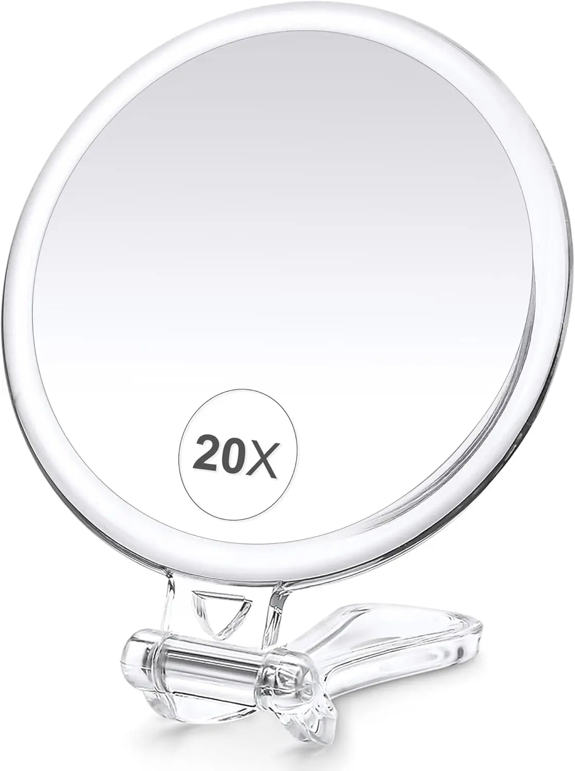Portable Travel Mirror With Double-Sided Magnification For Makeup