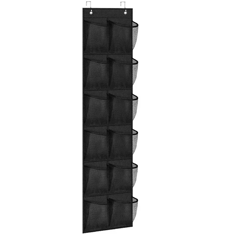 XMSJ Over The Door Shoe Rack With Large Mesh Pockets