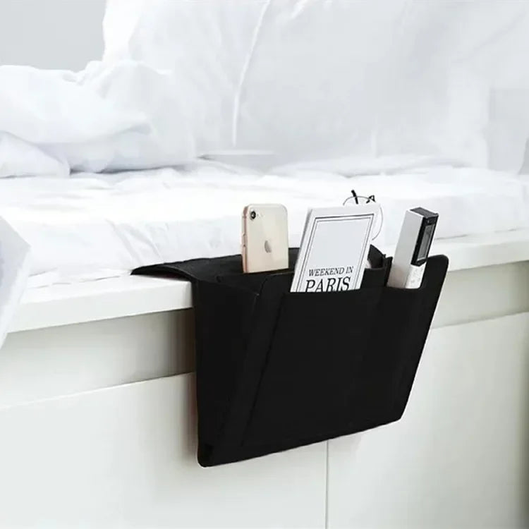 Felt Bedside Storage Organizer For Sofa And Couch Side Pouch