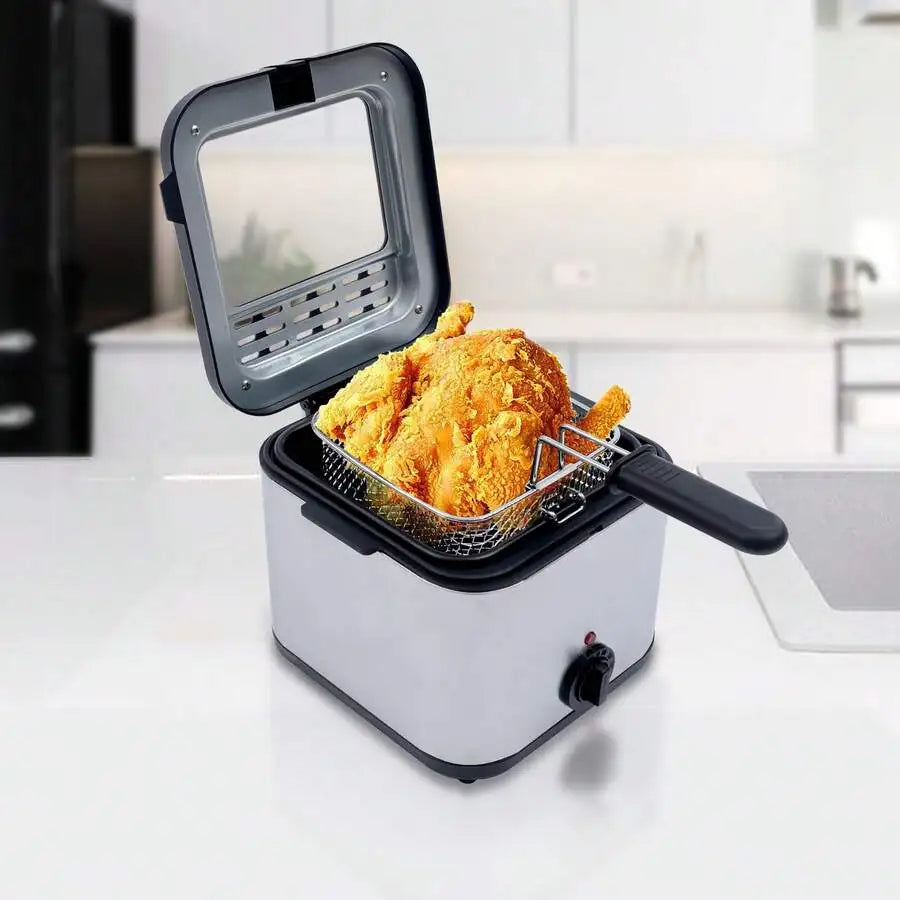 XMSJ Electric Deep Fryer For Fried Foods 110V 50Hz 1000W