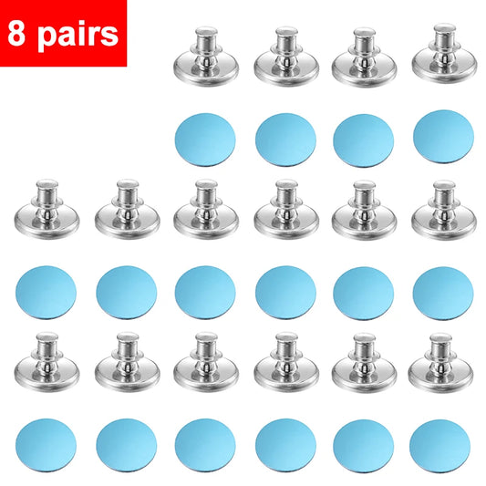 Detachable Magnetic Curtain Button Clip Fastener Aluminum Alloy