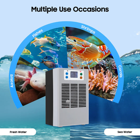 Aquarium Water Chiller Low Noise Cooling With Digital Temperature Control
