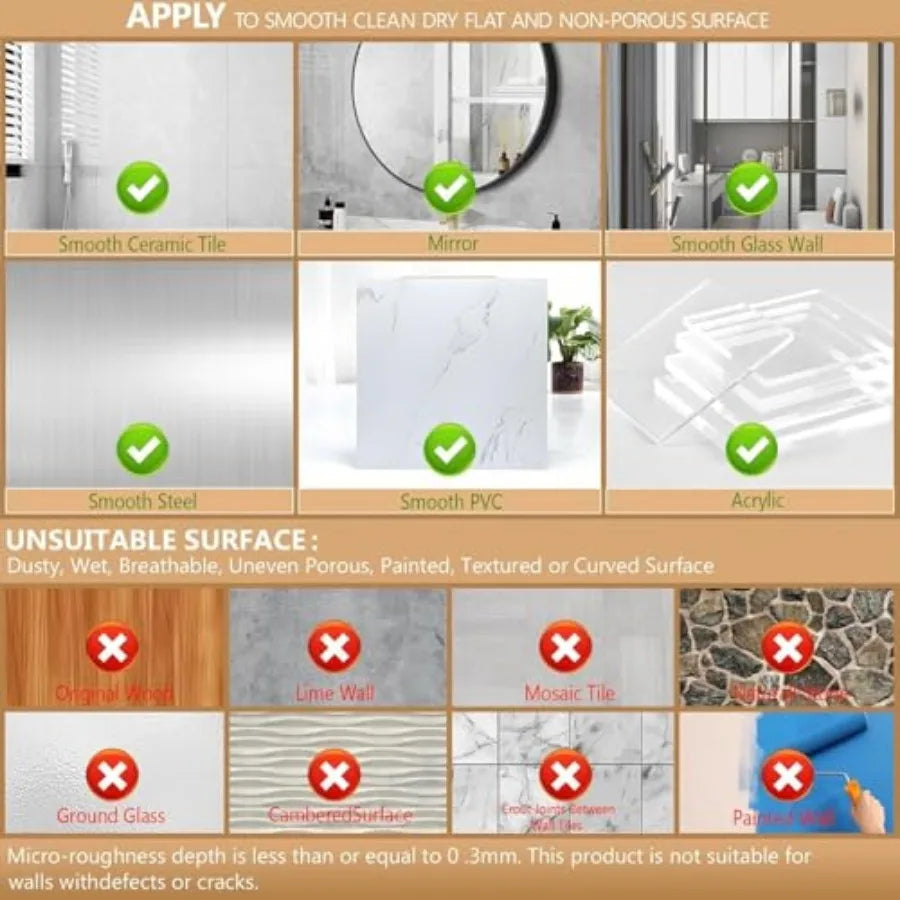 Double Layer Soap Dish 2 Pack Wall Mounted Self Draining