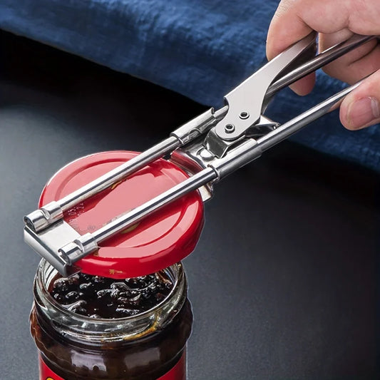 Stainless Steel Adjustable Bottle And Can Opener Labor-Saving