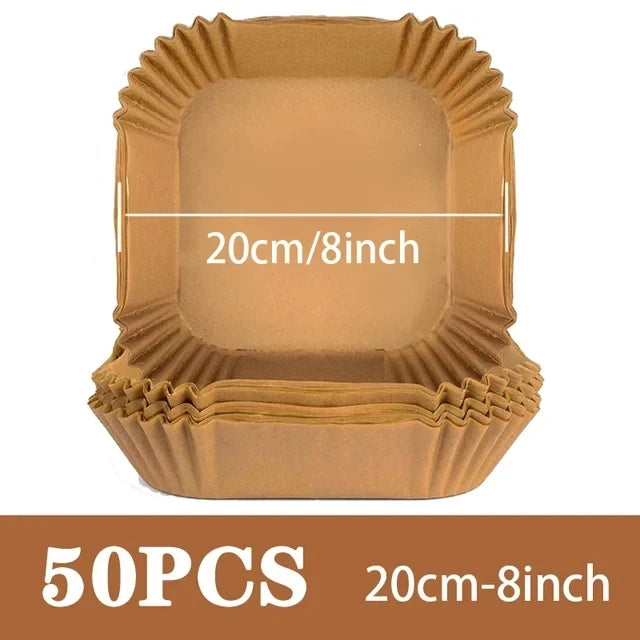 Eco Friendly Air Fryer Disposable Paper Liners Non Stick Kitchen