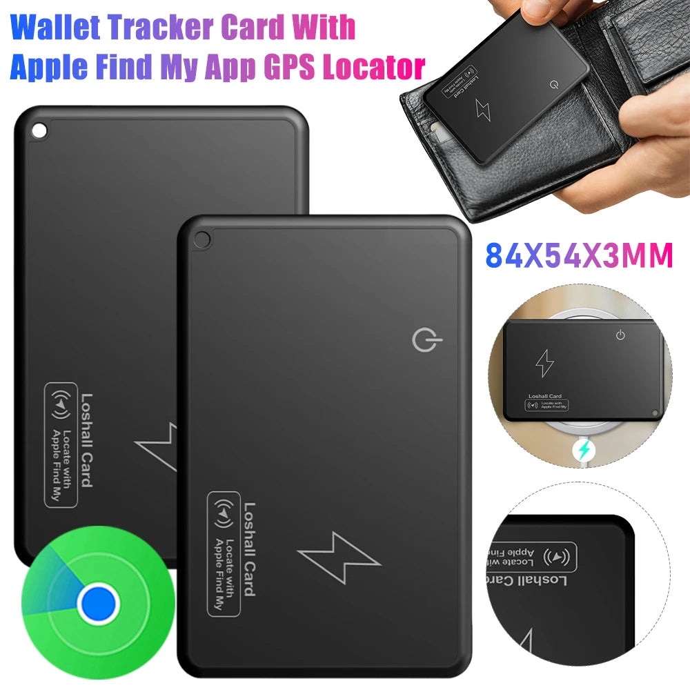 MOJOYCE Wireless Wallet Tracker Card With Apple Find My App