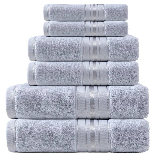 Luxury Turkish Cotton Towel Set With Bath Towels And Washcloths