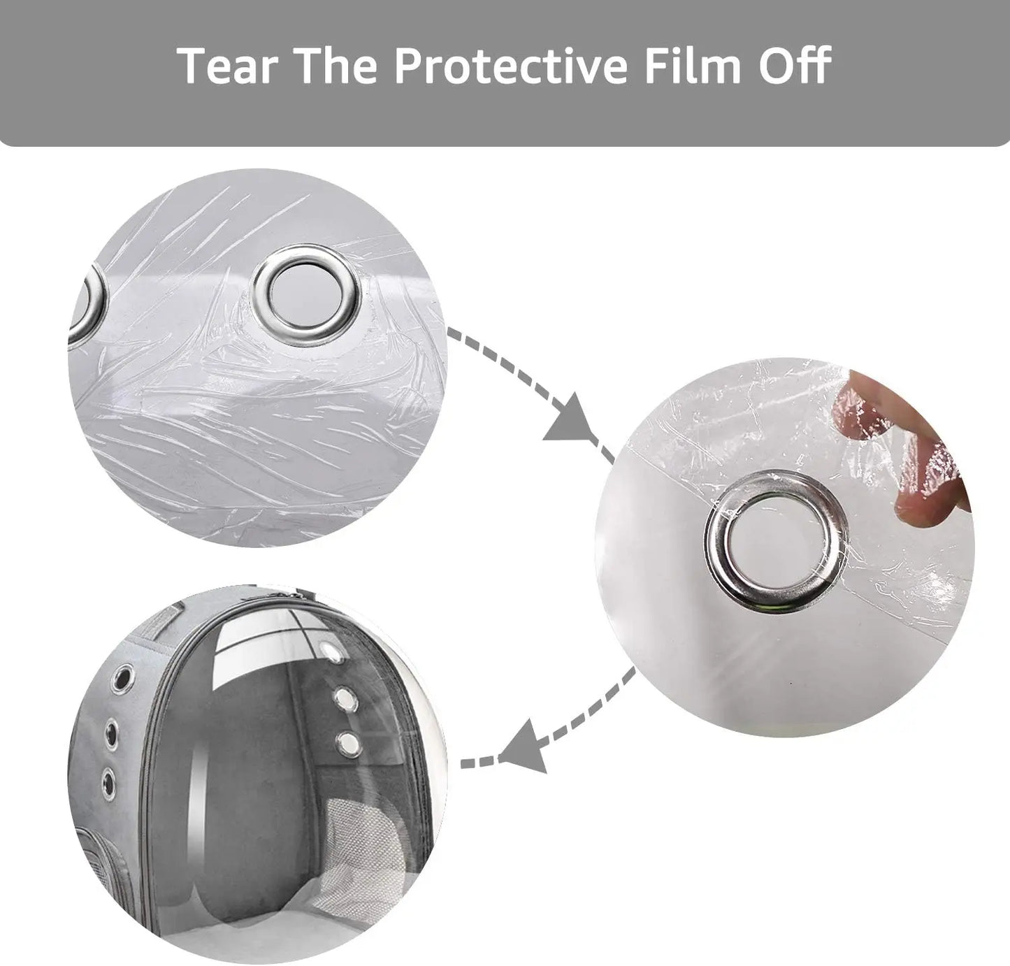 Henkelion Bubble Carrying Bag For Small Pets Airline Carrier