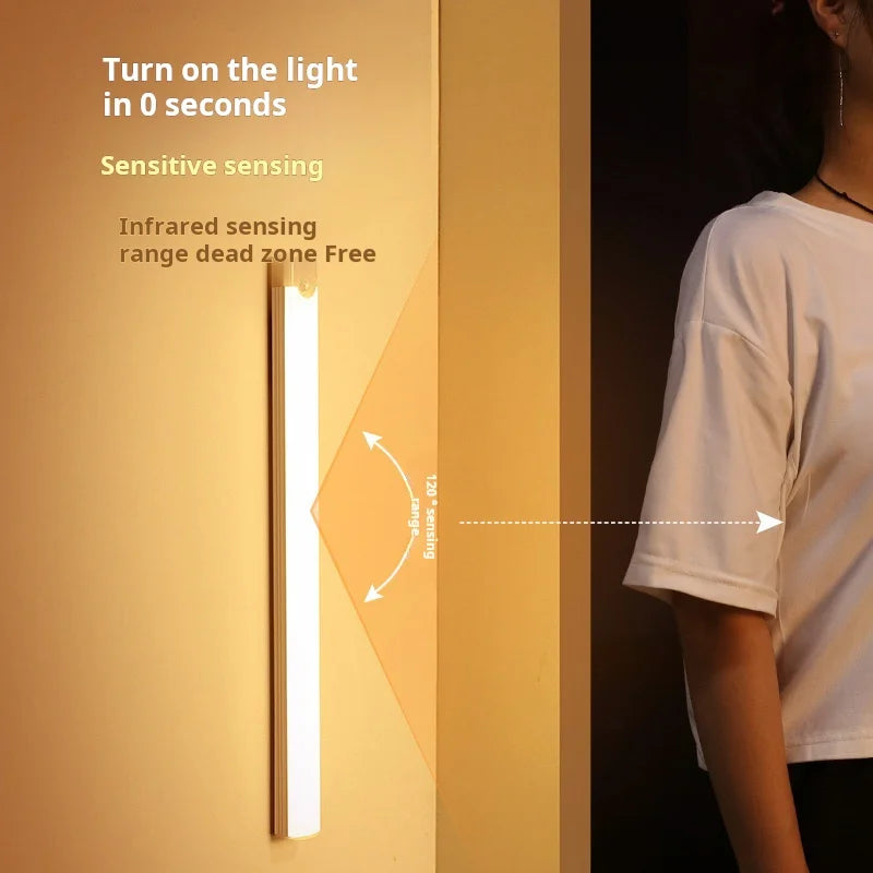 Wireless Rechargeable LED Motion Sensor Cabinet Light Battery Operated