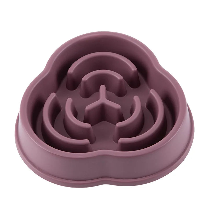 Anti Choking Slow Feeder Pet Bowl With Non Slip Maze