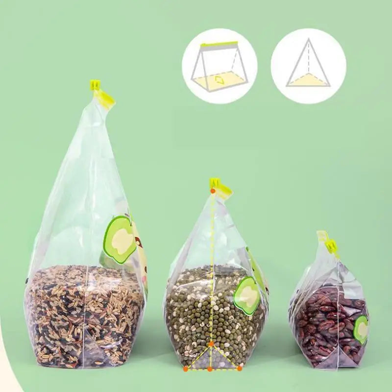 Reusable Zip Lock Bags Food Grade Transparent Storage Bags