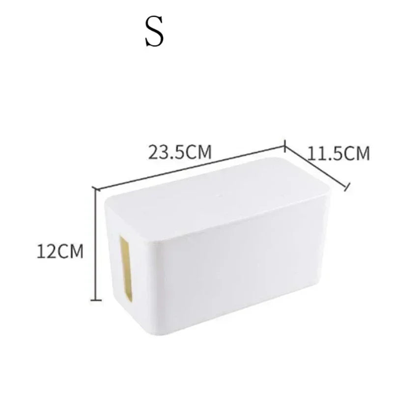 YIYUEQIANLI Cable Storage Box For Desk Wire Management