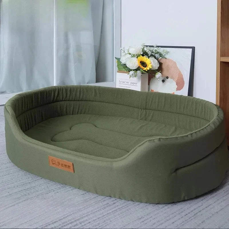 Cozy Winter Dog Bed Sofa Cushion for Pets Fluffy Mat