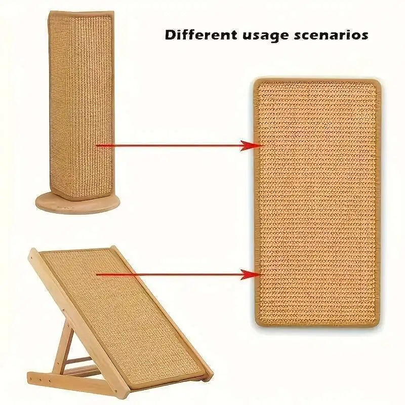 Hemp Rope Cat Scratching Board Single Layer No Mess For Sofa Safety