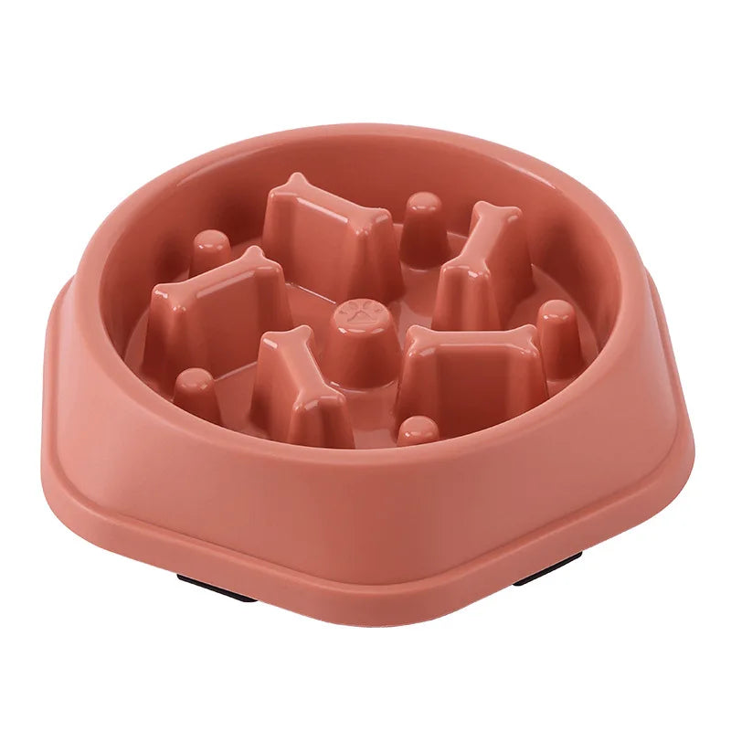 Anti Choking Slow Feeder Pet Bowl With Non Slip Maze