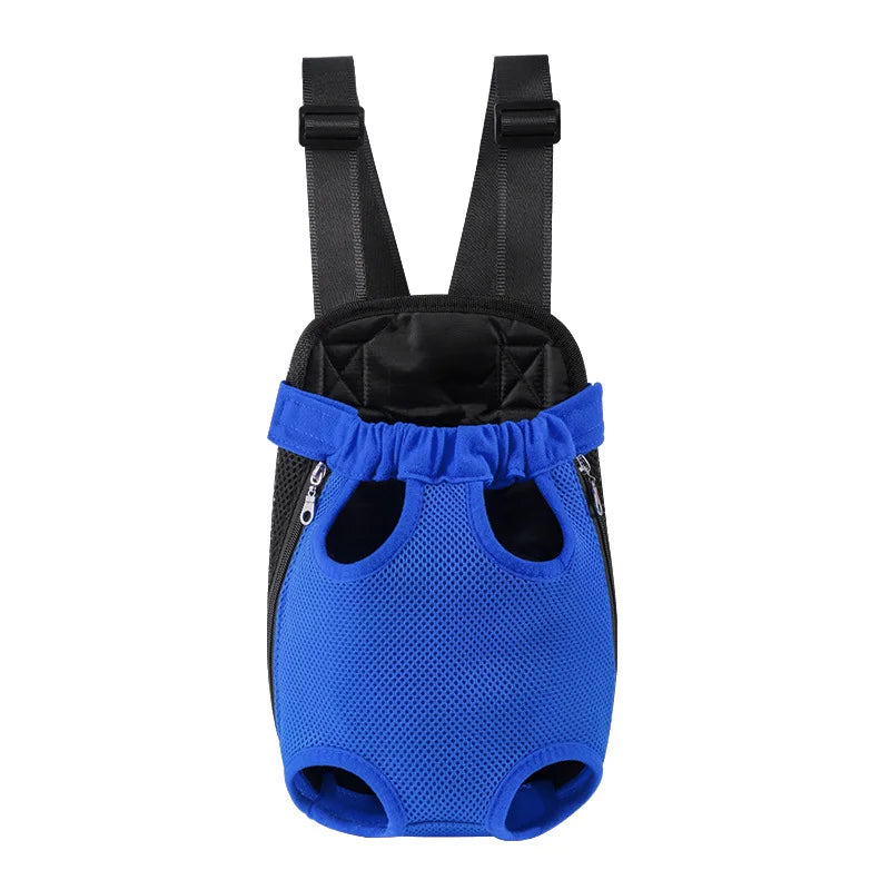 Outdoor Dog Backpack Carrier Breathable Mesh Travel Bag