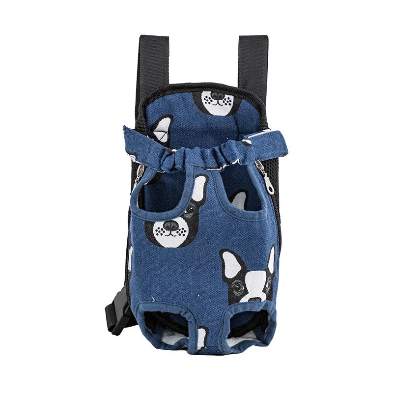 Outdoor Dog Backpack Carrier Breathable Mesh Travel Bag