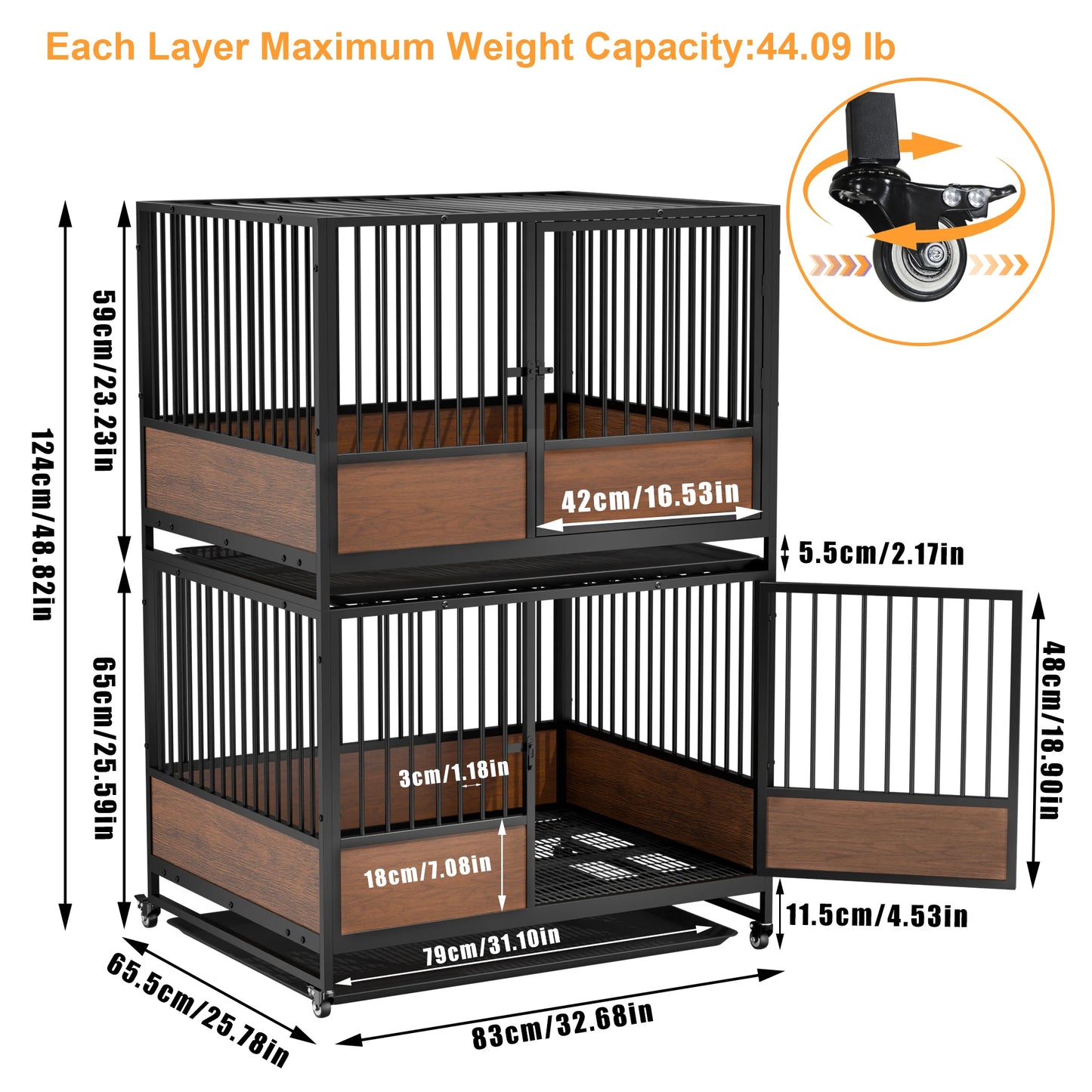 Heavy Duty Metal Cat Cage Enclosure For Cats And Dogs