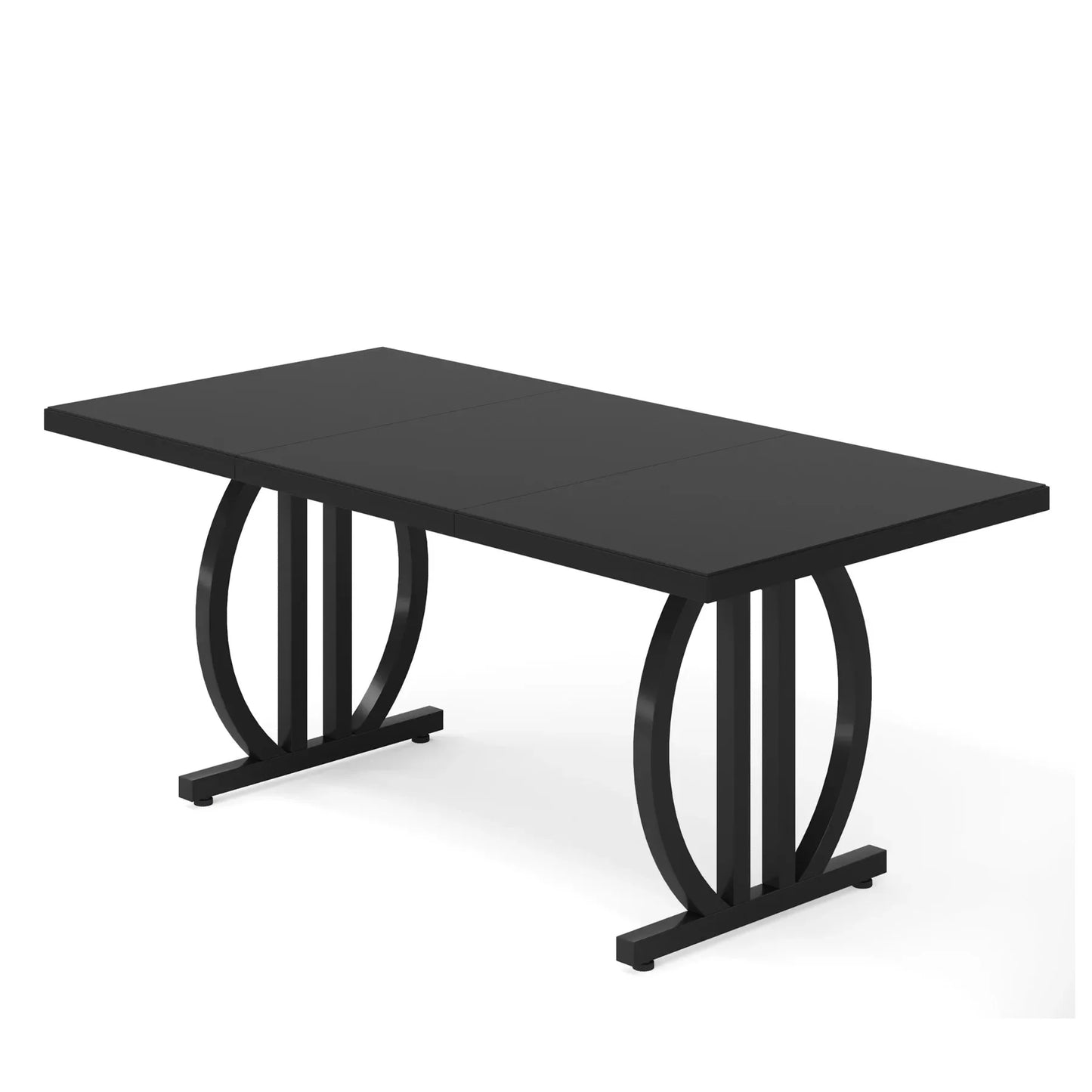 Tribesigns Modern Heavy Duty Metal Frame Industrial Dining Kitchen Table, No Chairs