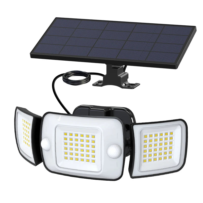 Intelamp Outdoor Solar Lights With Motion Sensor 1200LM IP65
