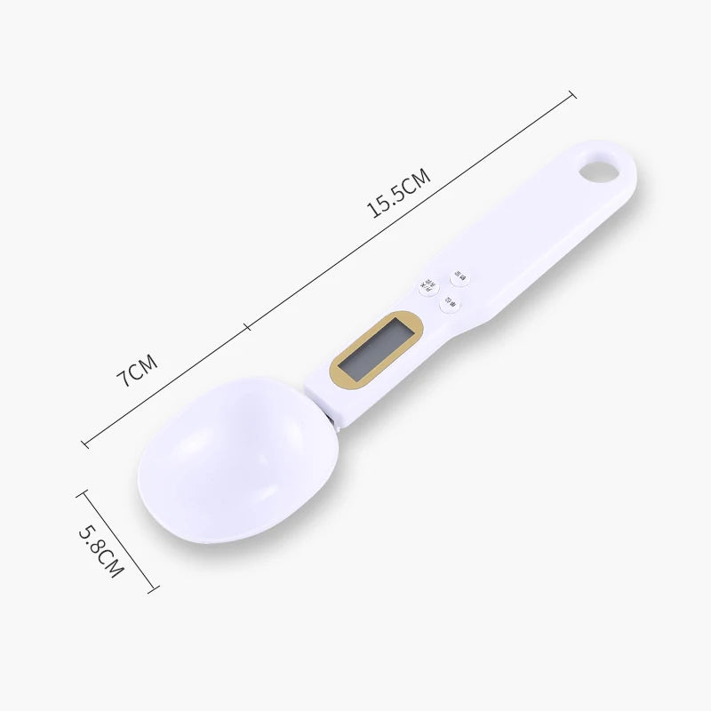 Mini Spoon Scale Digital Kitchen Scale 0.1 To 500 G LCD Display