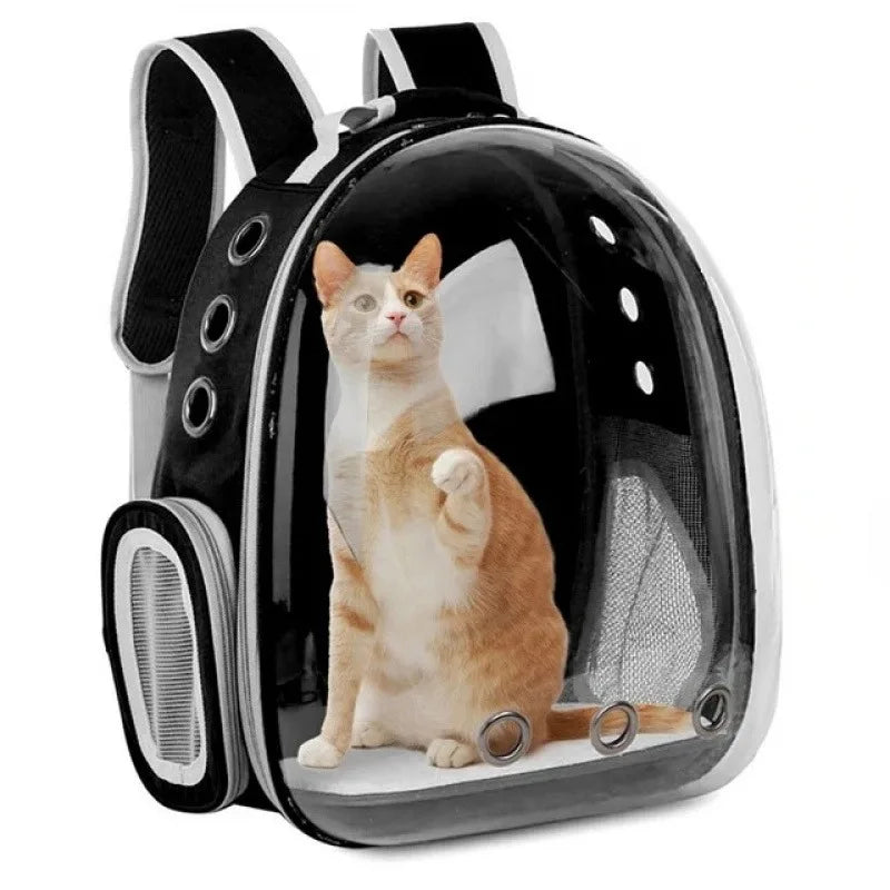 Breathable Space Pet Carrier Backpack for Cats and Small Dogs