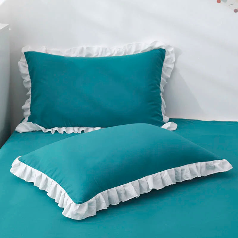 Princess Ruffled Pillowcases For Adults And Kids Premium