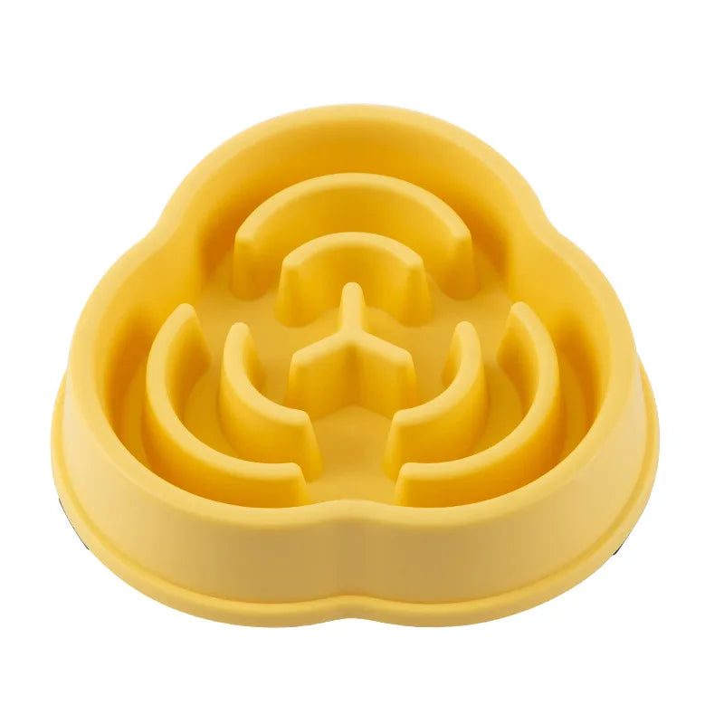 Anti Choking Slow Feeder Pet Bowl With Non Slip Maze