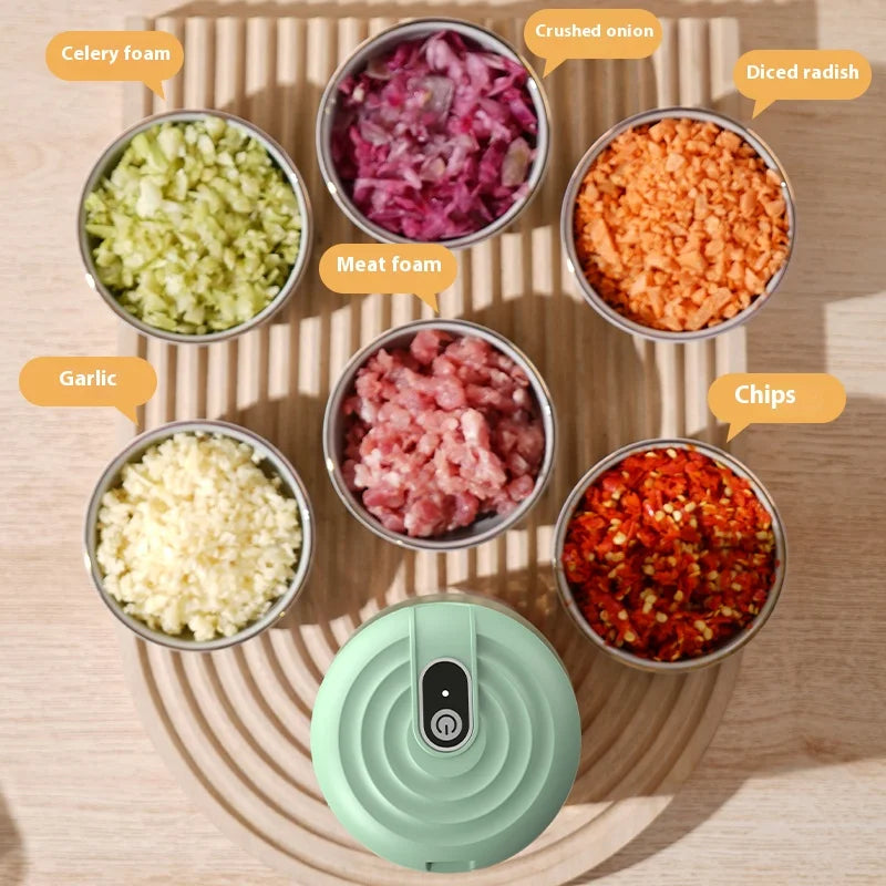 USB Portable Electric Meat Grinder And Vegetable Chopper For Kitchen
