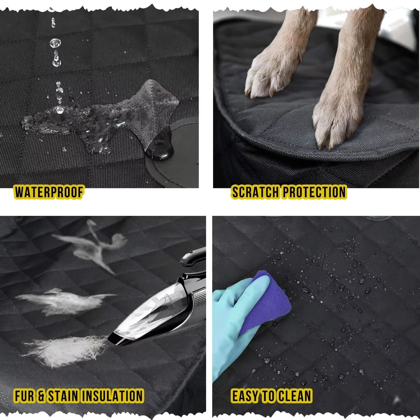 Waterproof Dog Car Front Seat Cover For Cars Trucks SUV