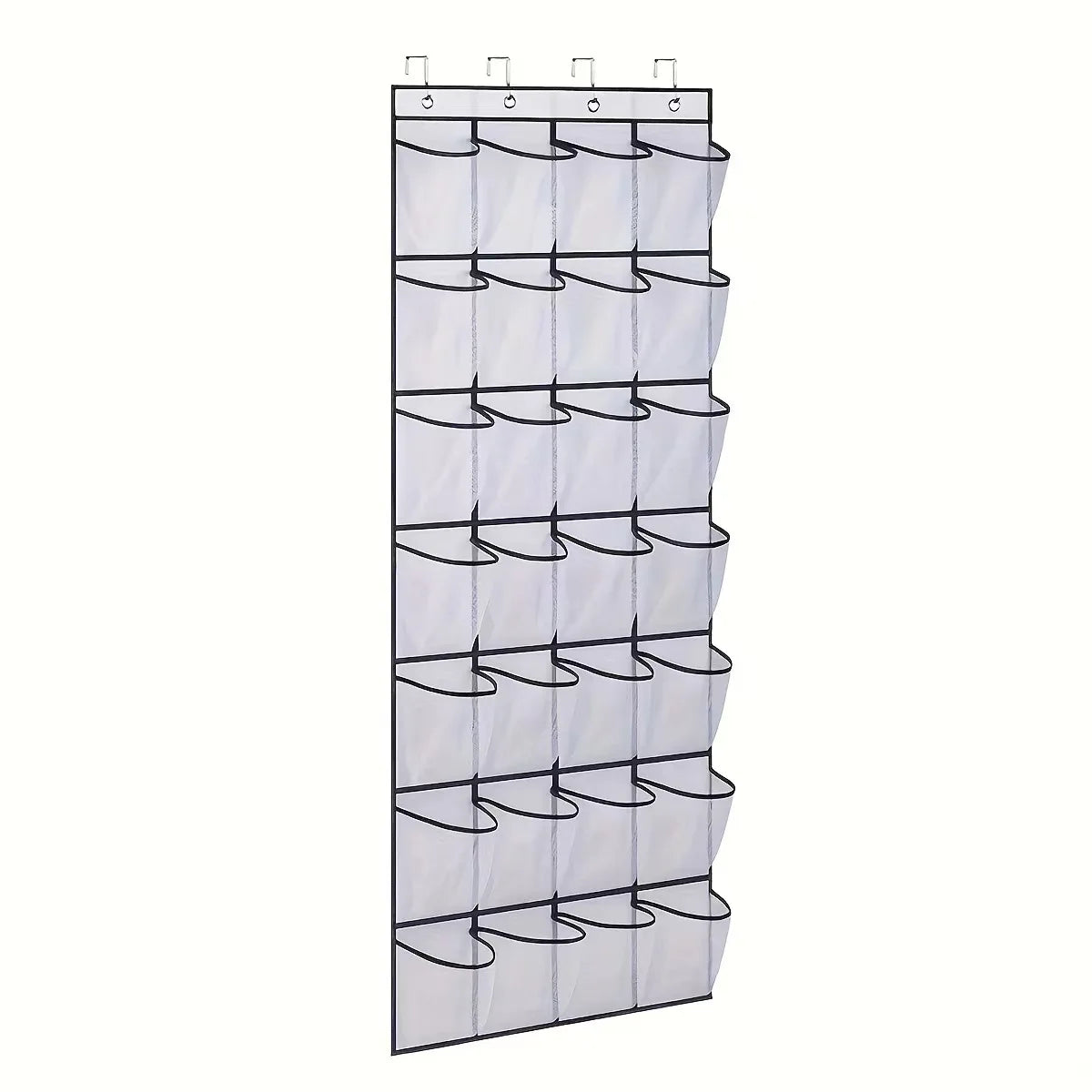 XMSJ Over The Door Shoe Rack With Large Mesh Pockets